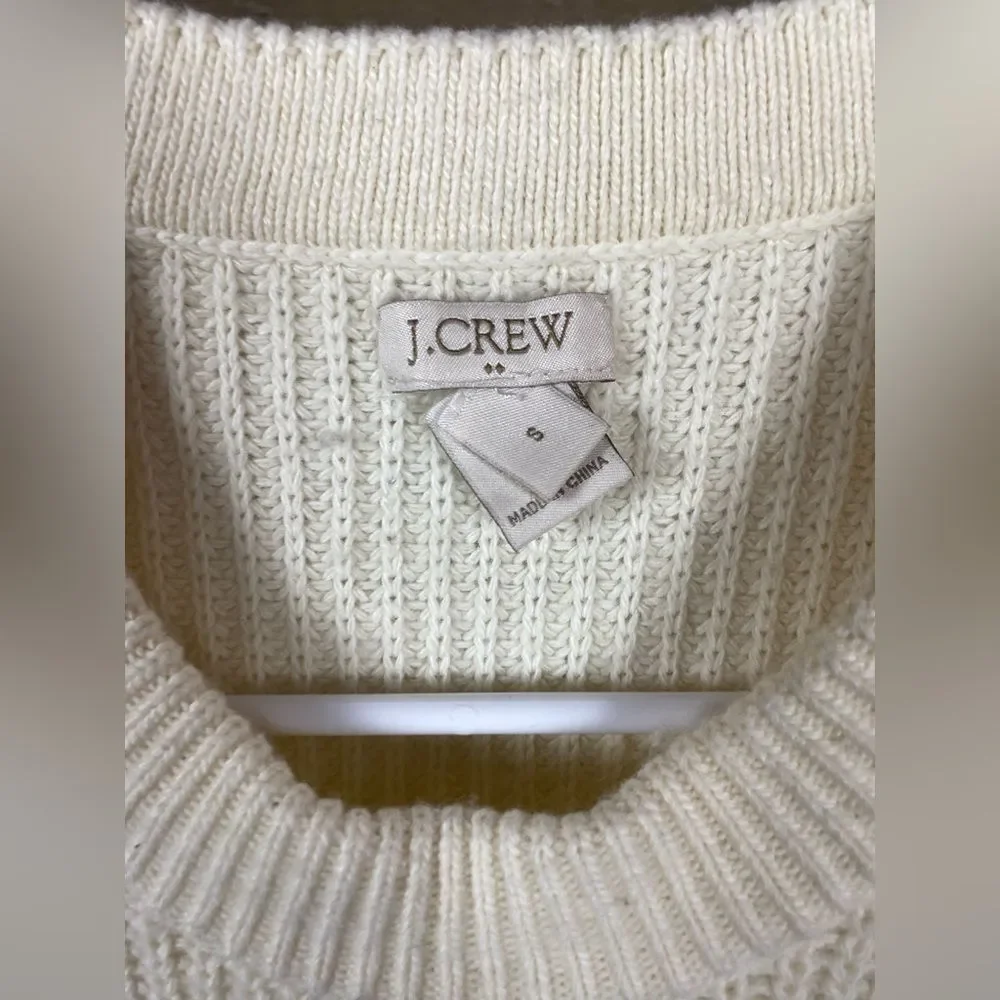 J. Crew merino wool blend sleeveless‎ sweater